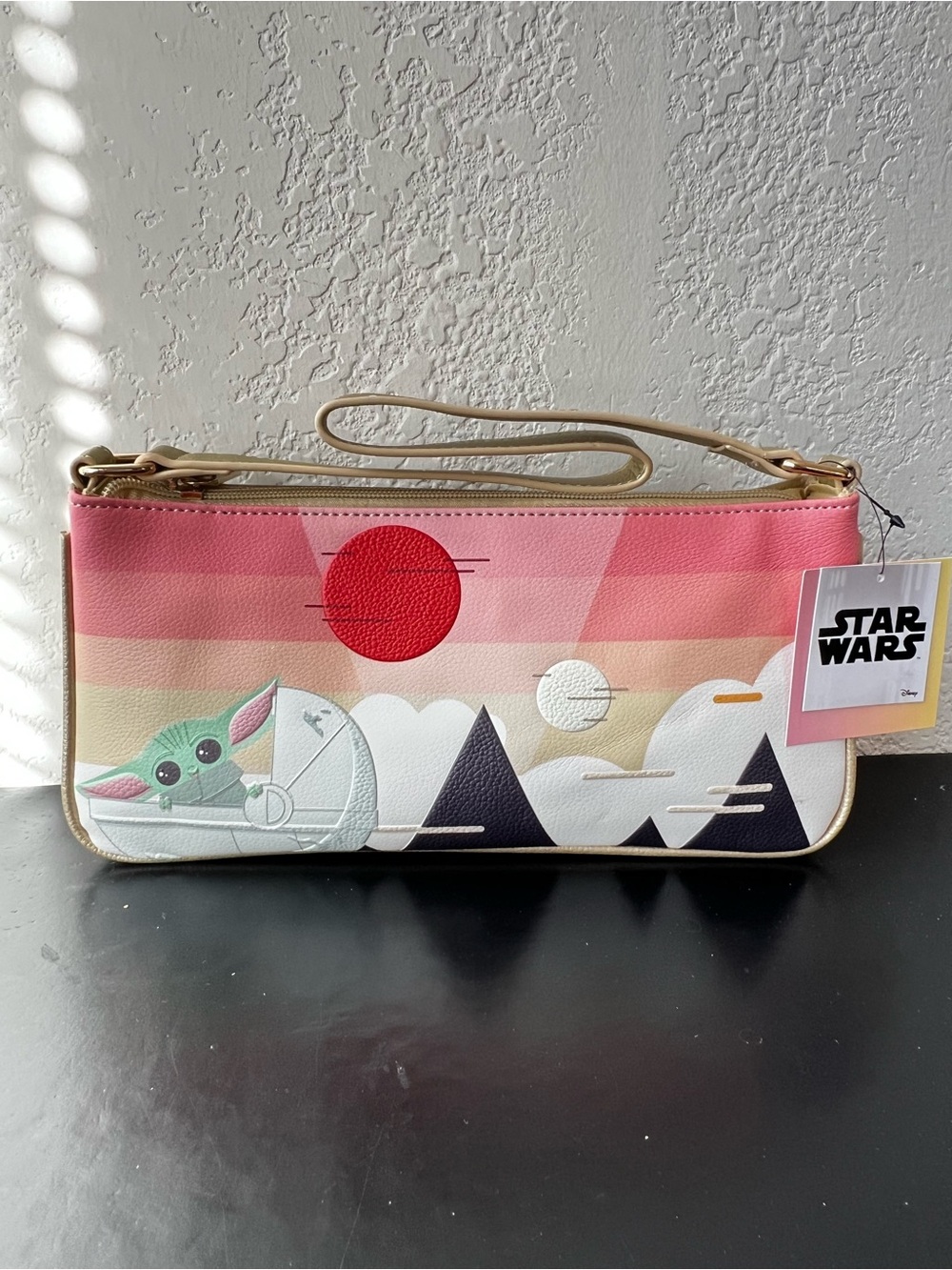 Danielle Nicole Star Wars The Mandalorian & Grogu Child Sunset Shoulder Bag NWT